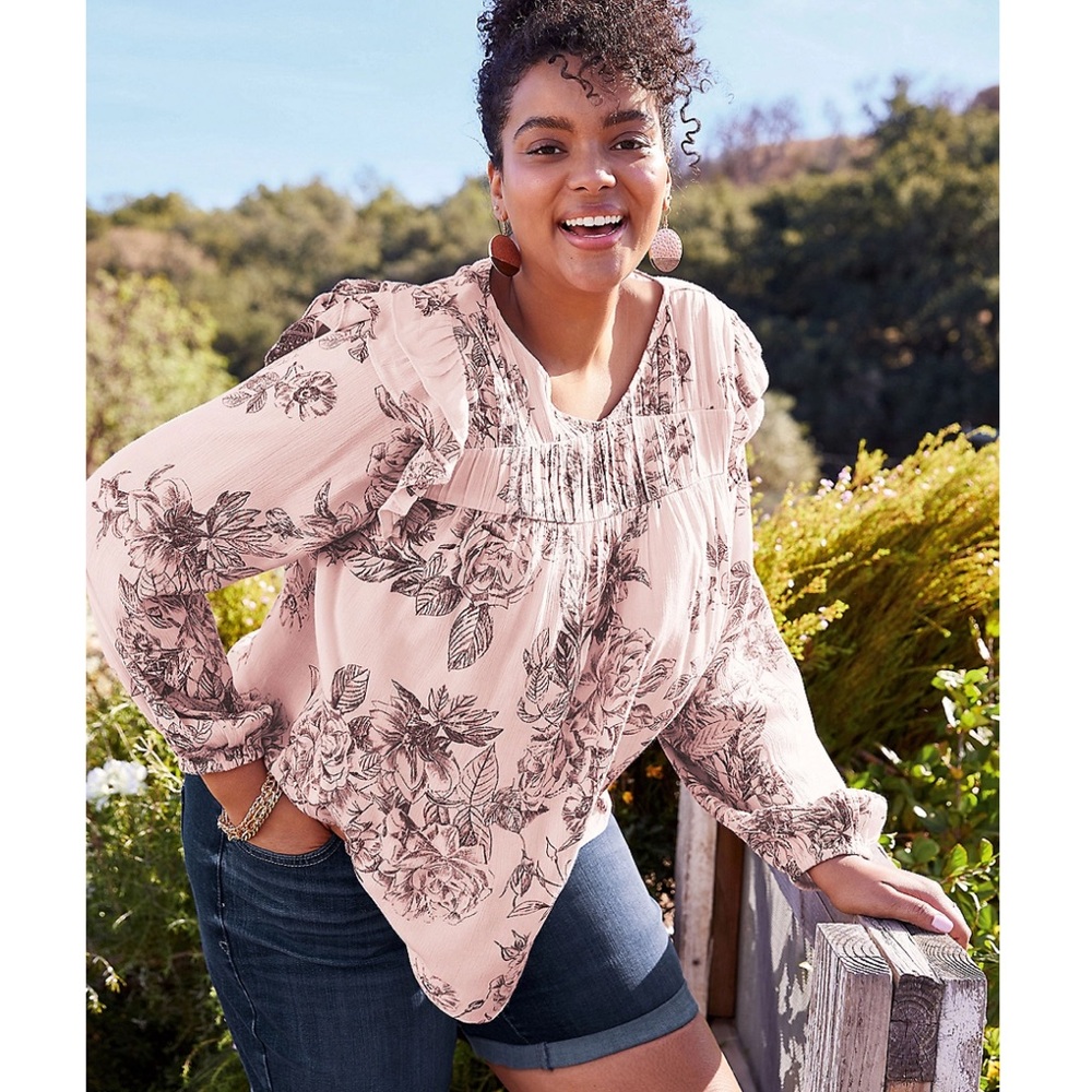 🆕 maurices Flutter Shoulder Blouse